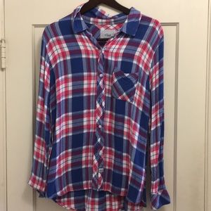 Rails plaid flannel